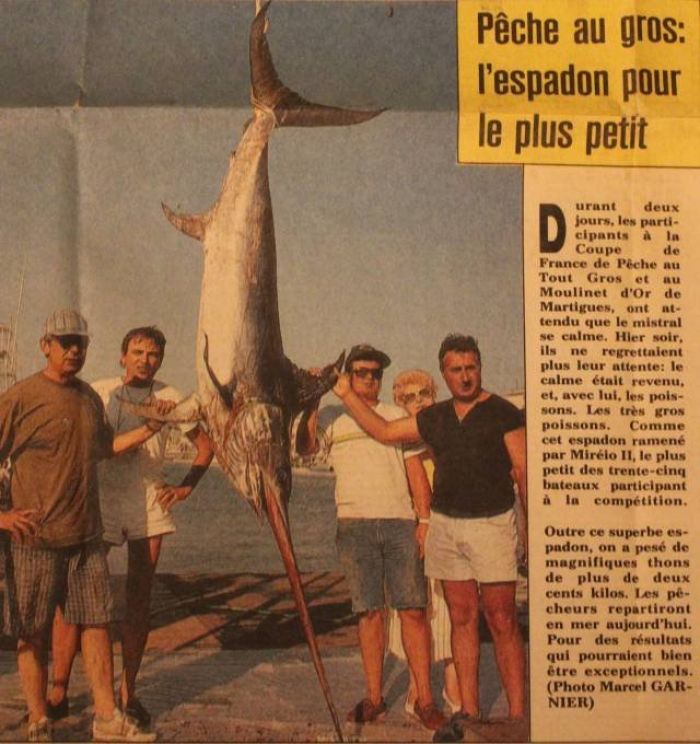 Pêche au gros-l'espadon Martigues