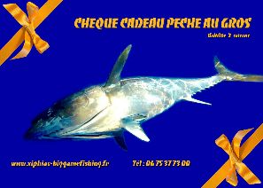 cheque cadeau xiphias big game fishing